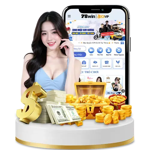 Biểu tượng hộp quà và tiền thưởng tượng trưng cho khuyến mãi dom88